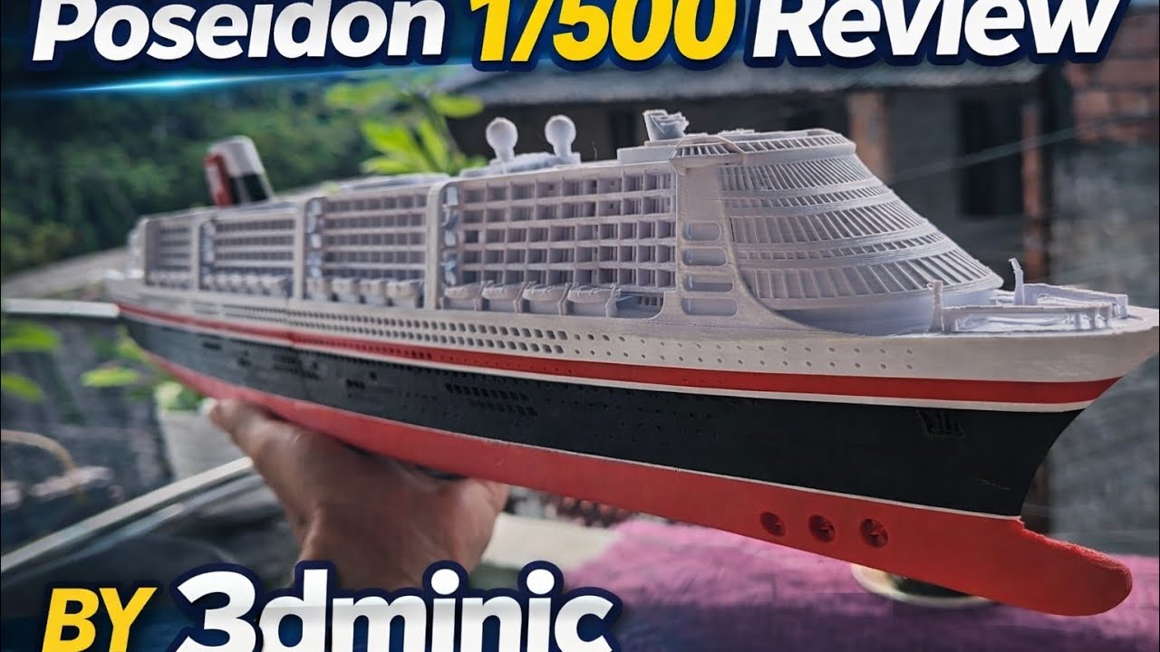 M.S. Poseidon 2006 1/500 Model by 3dminic