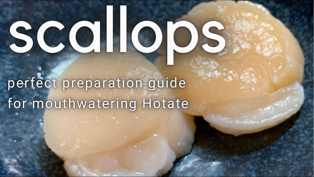 【How to prepare Hotate Scallops】Secret recipe of high-end Sushi Master's Preparation【寿司職人のホタテの仕込み】