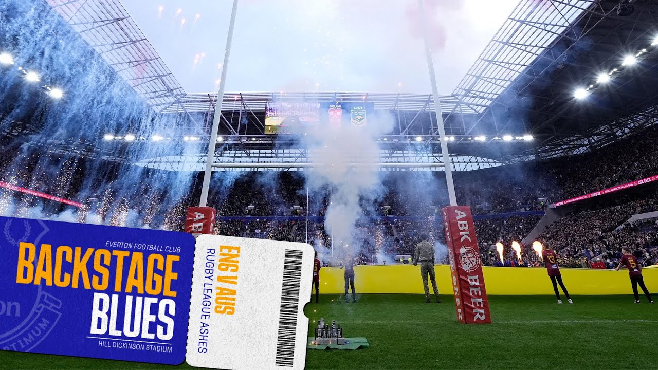 Rugby League Ashes at Hill Dickinson Stadium | BACKSTAGE BLUES