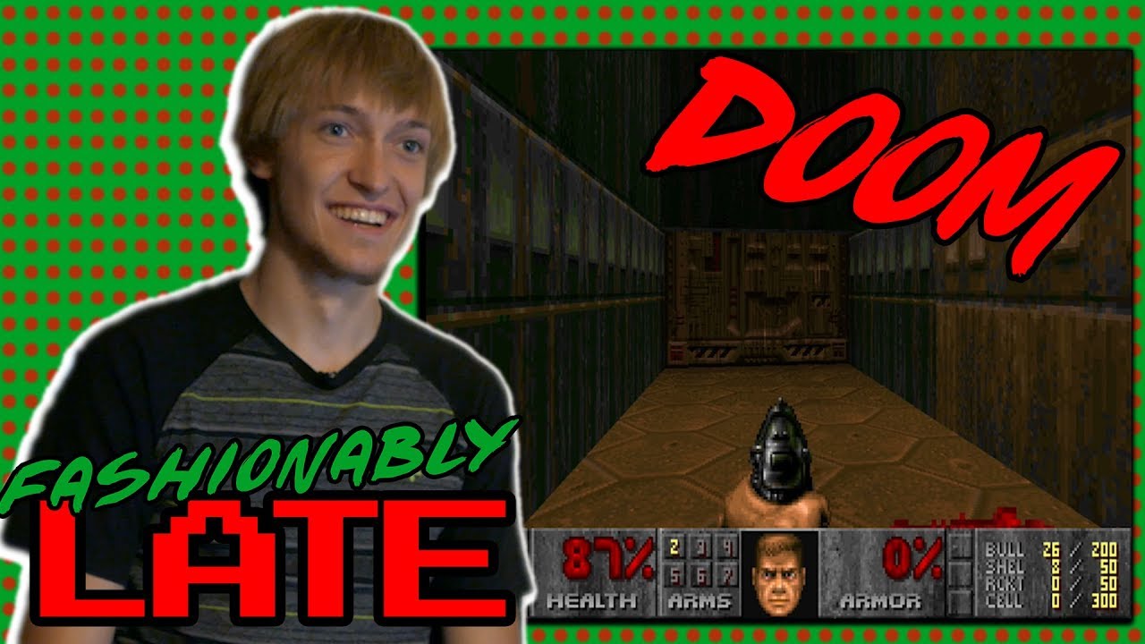 FIRST TIME PLAYING DOOM (1993) - Fashionably Late Ep. 1