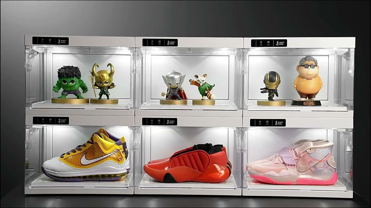 MAYIBOX - Motorized Shoes & Toys Display
