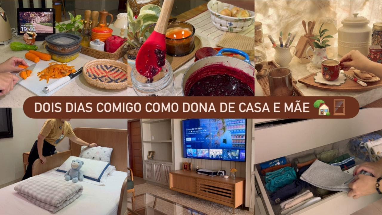 Dia chuvoso e calmo | Fazendo o jantar e geléias caseiras | Ronda pelos cômodos da casa | Vida Real