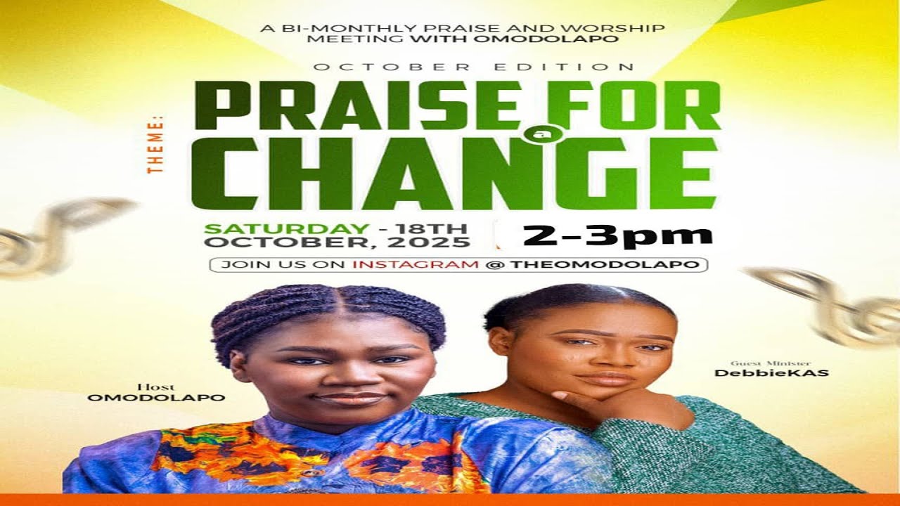 Praise For a Change- October Edition