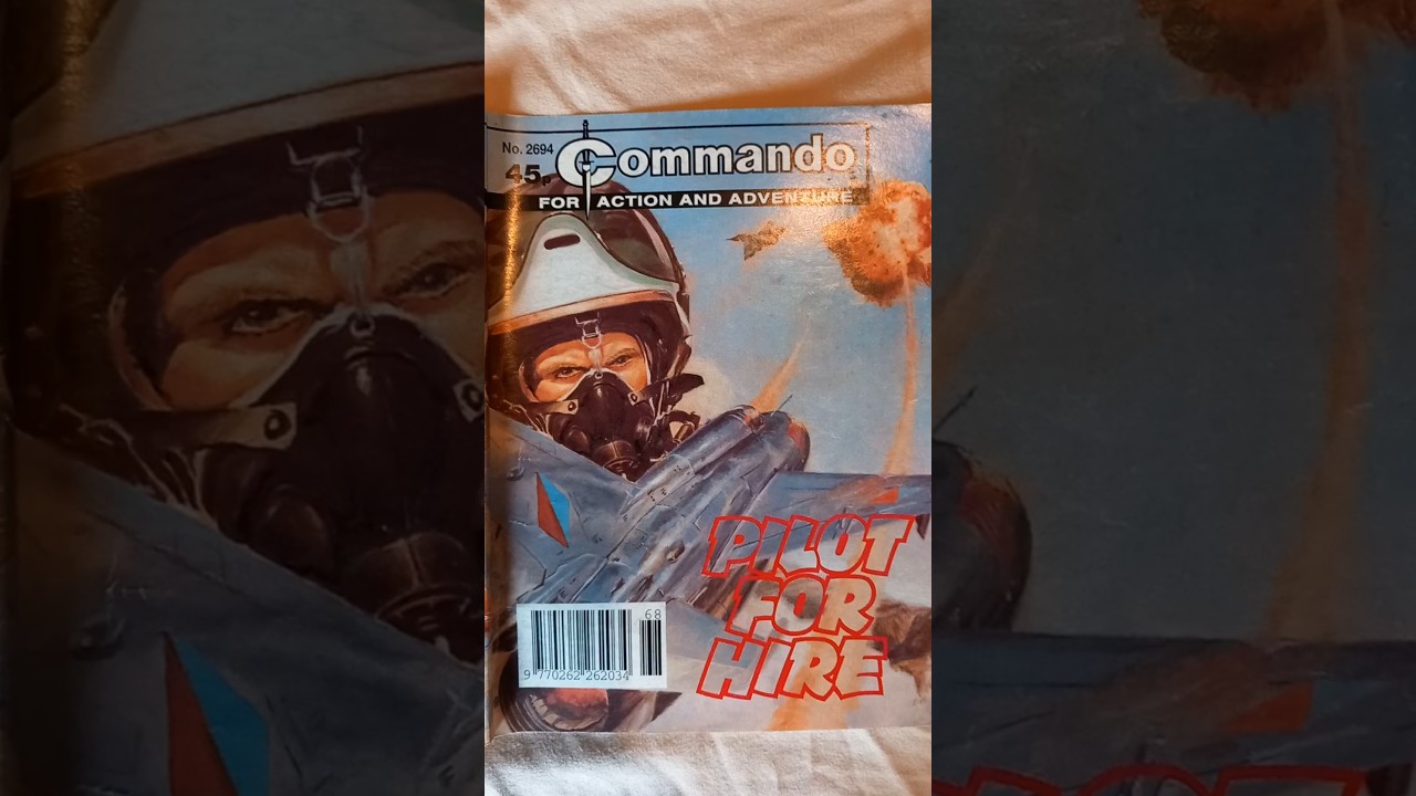 Pilot for hire-Commando comics-DC Thomson.