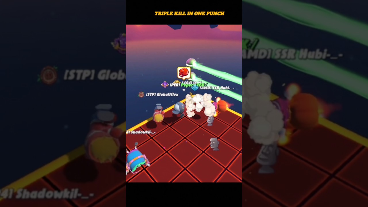 I did a Triple Kill in One Hit #stumbleguys