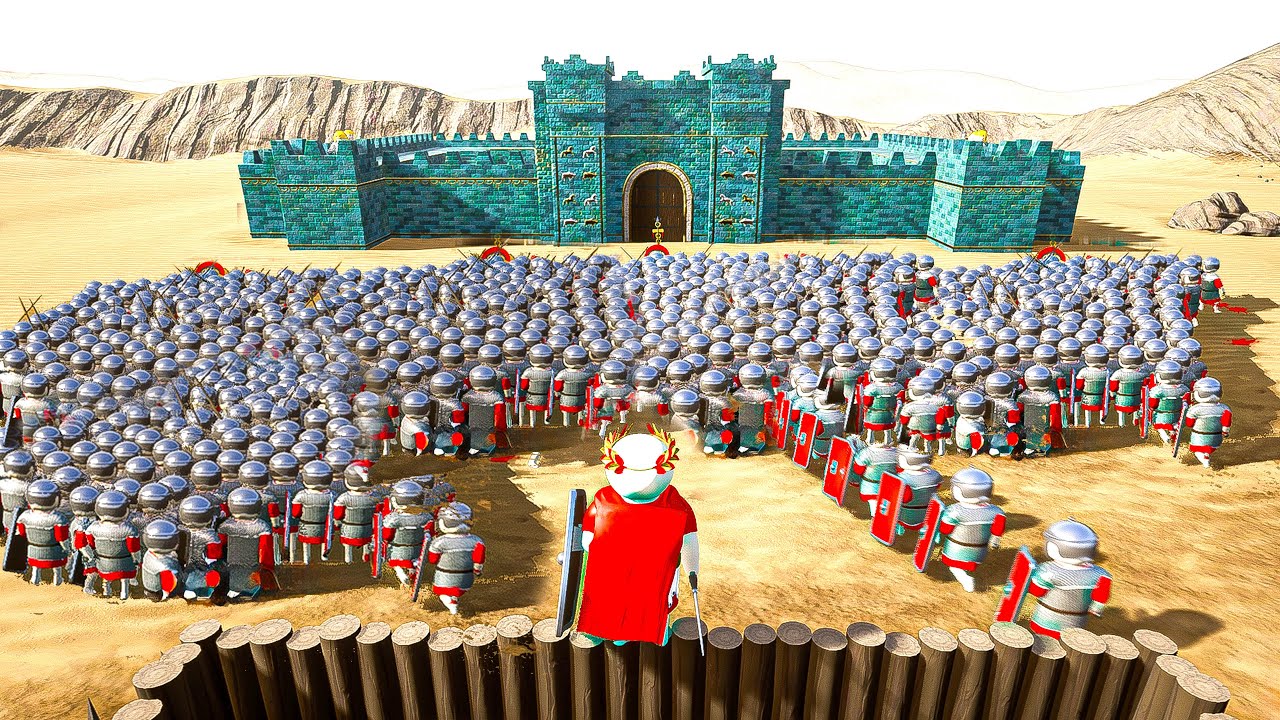 300 ROMAN LEGONARIES Conquest of PERSIAN Fort - Shieldwall