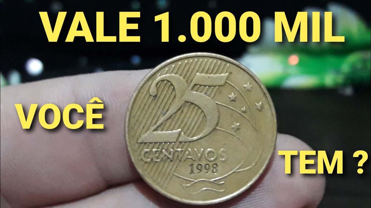 VALOR 1.000,00 MIL REAIS !!! SERÁ QUE VOCÊ TEM E NÃO SABE ! essa MOEDA RARÍSSIMA $