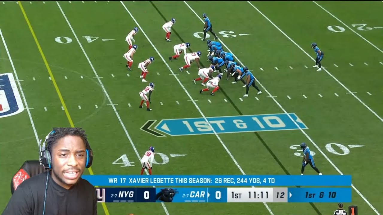 REACTING TO New York Giants vs. Carolina Panthers!