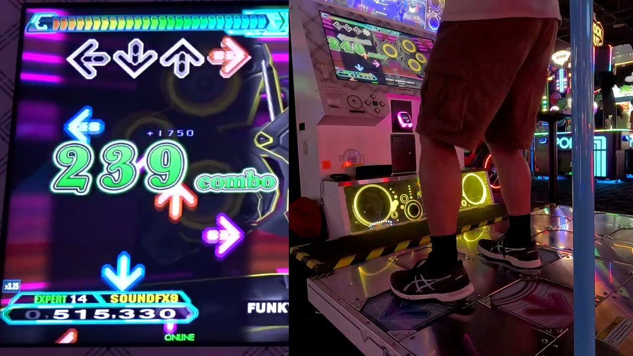 FUNKY SUMMER BEACH - EXPERT (14) - AA#655 (Full Combo) on Dance Dance Revolution A20 PLUS (AC, US)