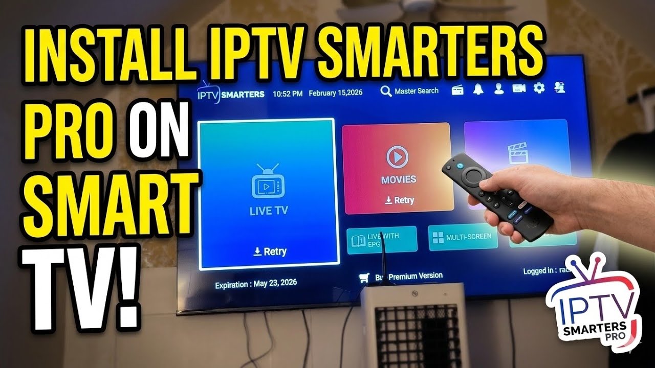 How to install IPTV Smarters pro on Smart TV 2026