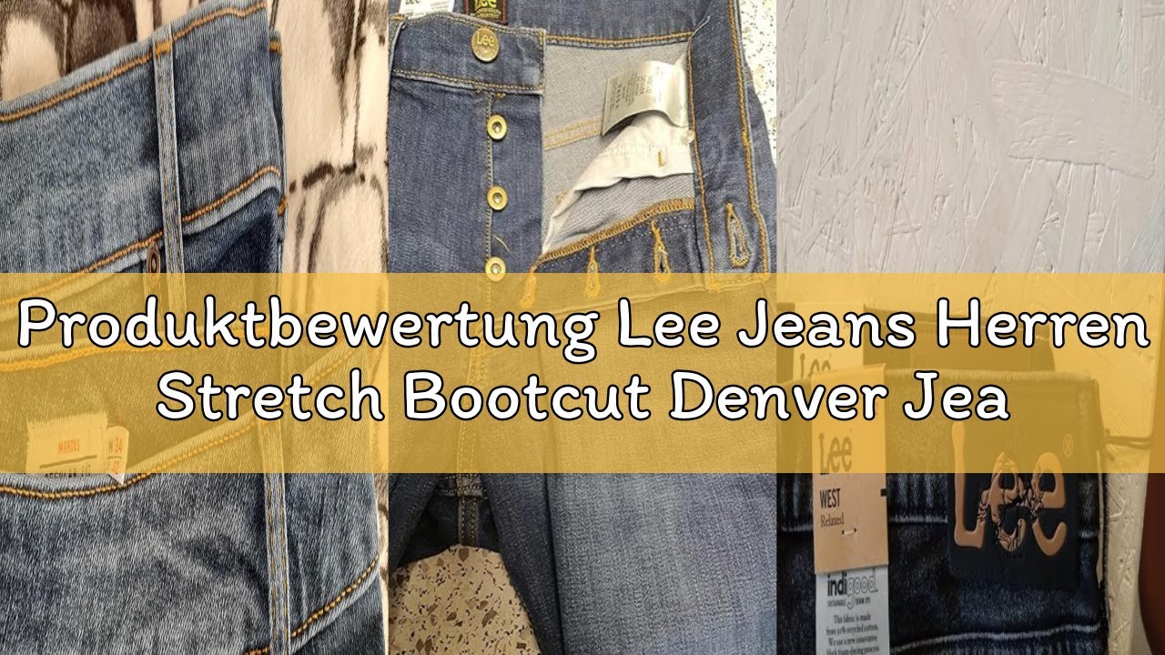 Produktbewertung Lee Jeans Herren Stretch Bootcut Denver Jeanshose Hose Denim Blau 32 33 34 36 38 40