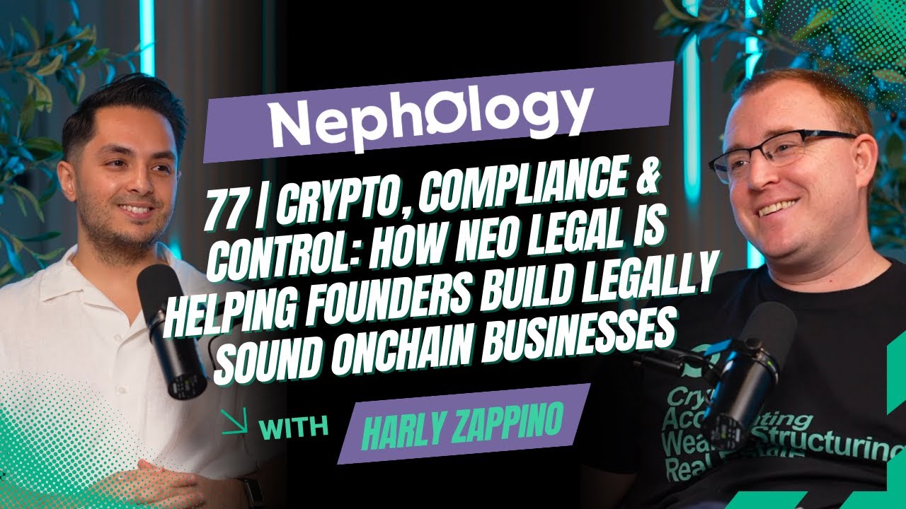 77 | Crypto, Compliance & Control: Helping Founders Build Legally Sound Onchain Businesses