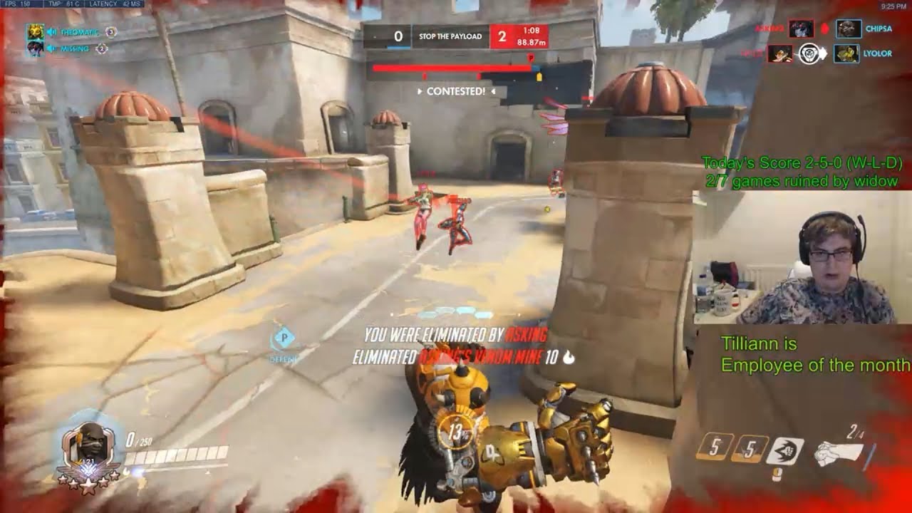 Токсичный бог Смерти из Overwatch Чипса в шоке от Вдоводела