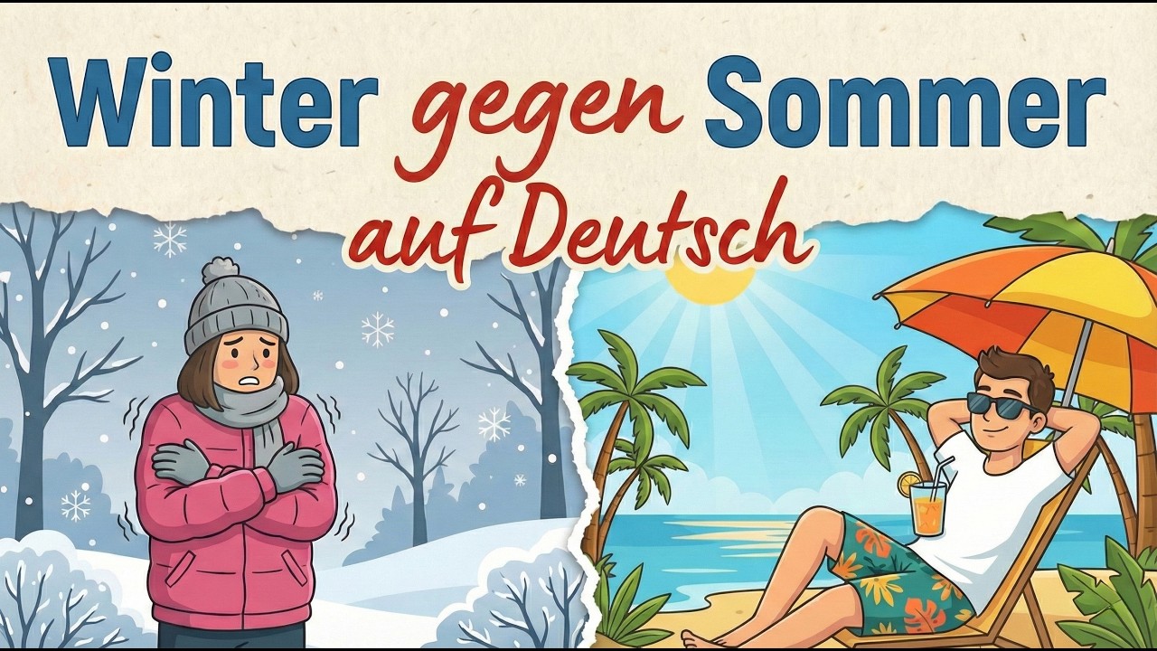 Talking About Winter vs. Summer | Easy German Conversation for Beginners