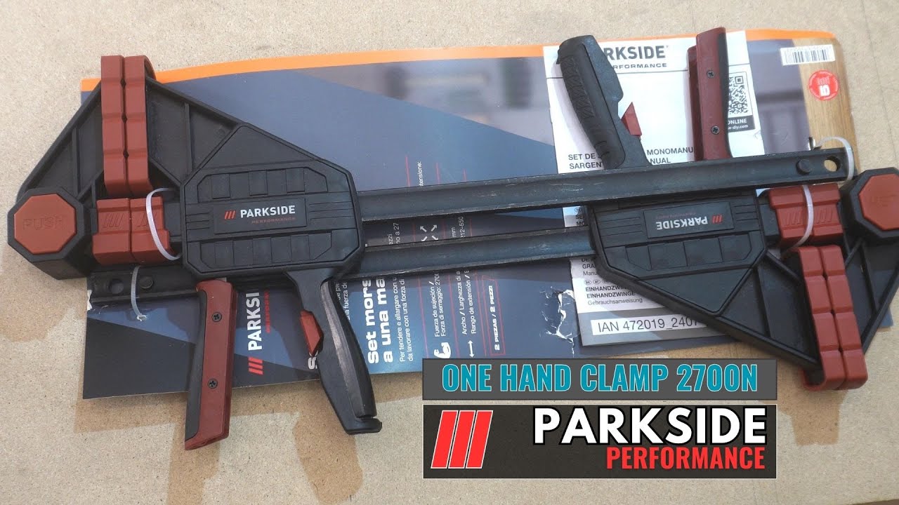 PARKSIDE PERFORMANCE 2700N ONE HAND CLAMP SET
