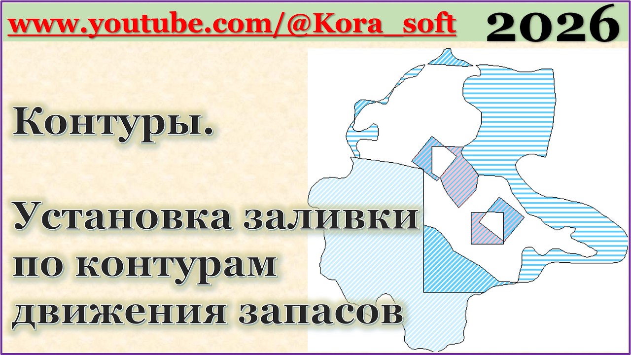Установка заливки для контуров движения запасов @Kora_soft