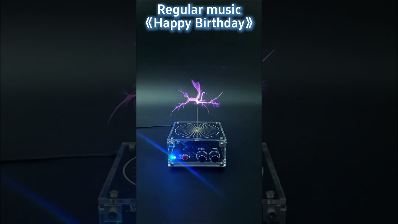 Normal Music vs. Square Wave on Tesla Coil: Total NOISE vs. Pure BLISS! 🔊