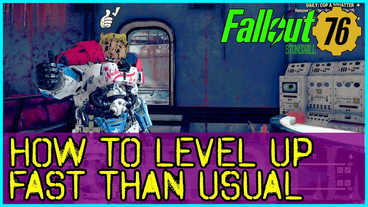 FALLOUT 76 How to Level up Fast - Fallout 76 Guide