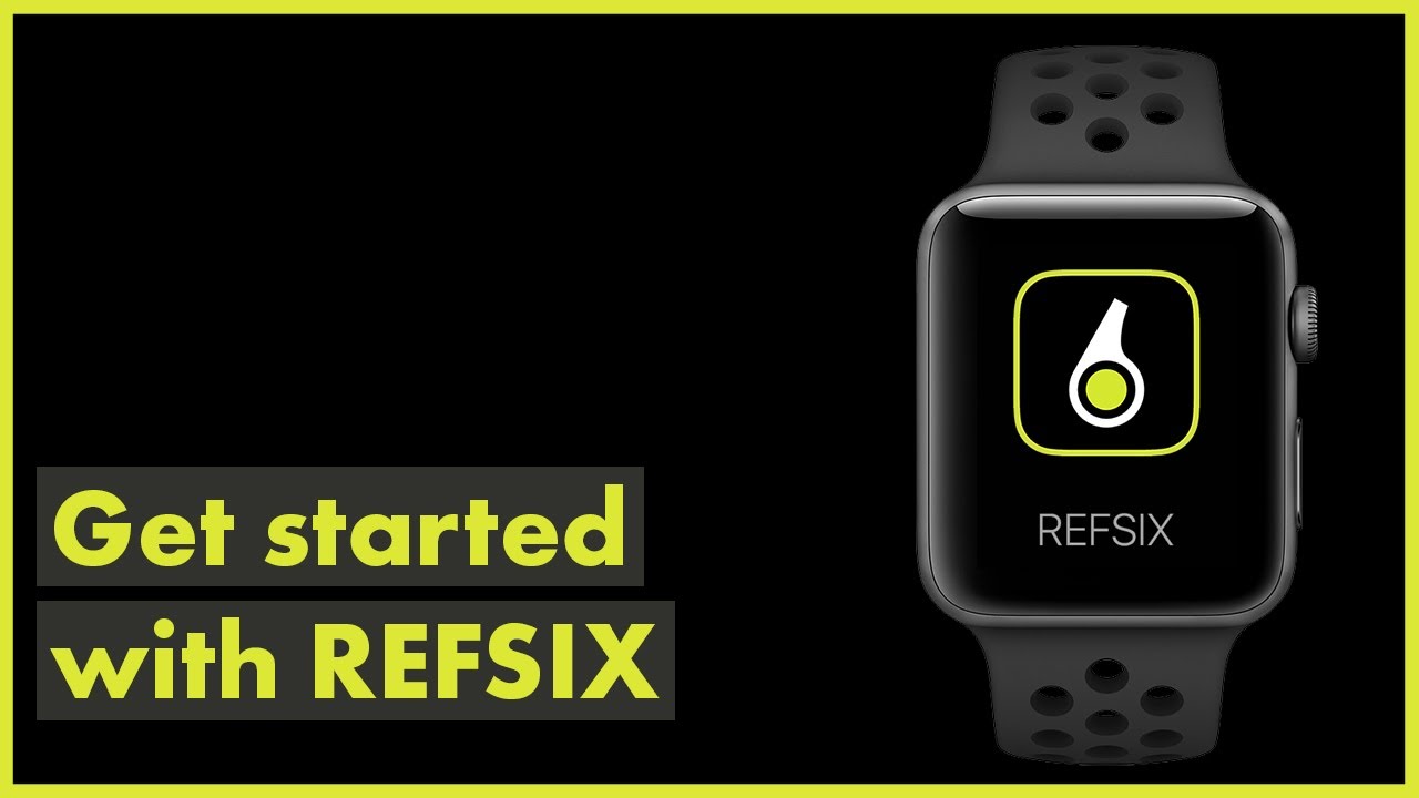 How to start a quick game on the REFSIX watch app