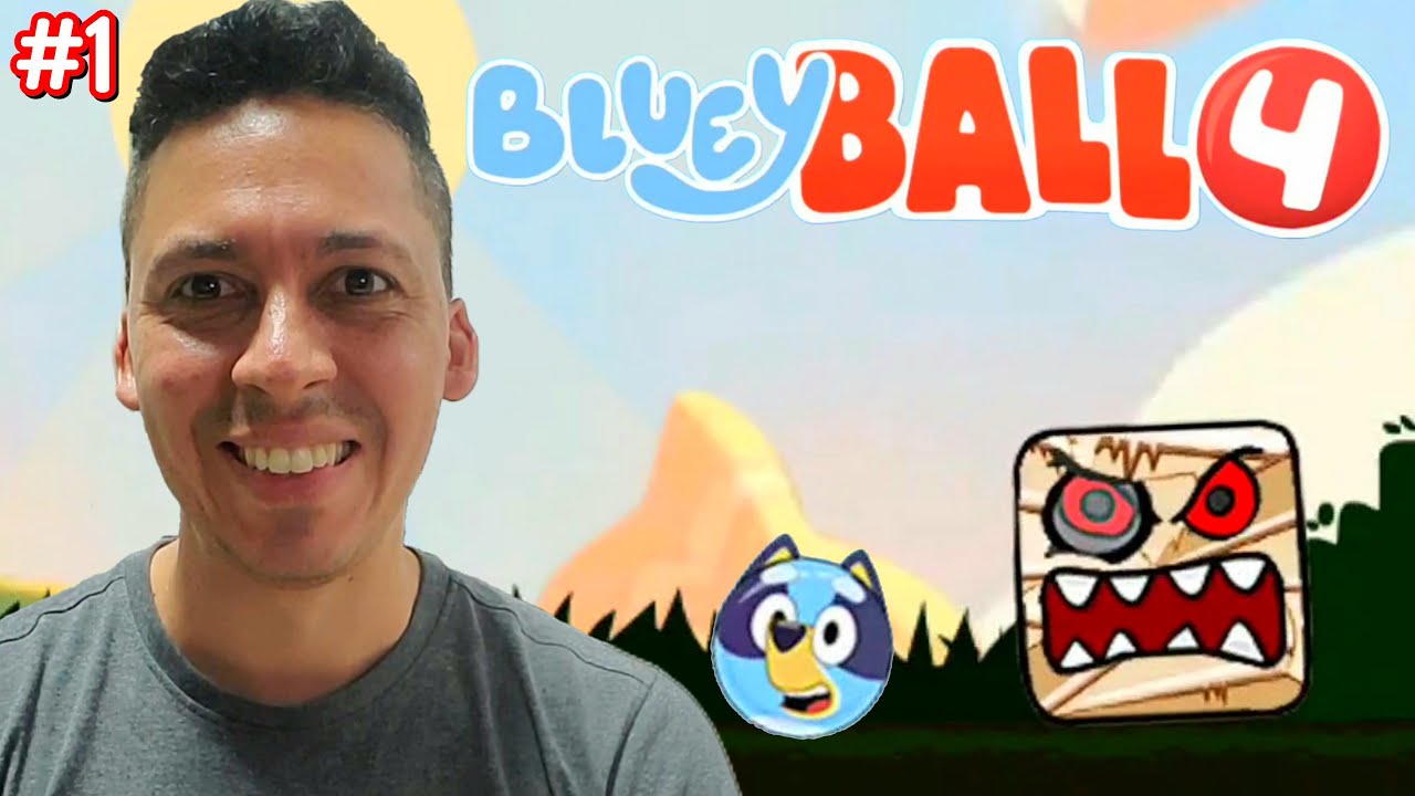 Bluey Ball 4 - #1 - Bluey En La Bolita Roja - Juegos De MELVIN
