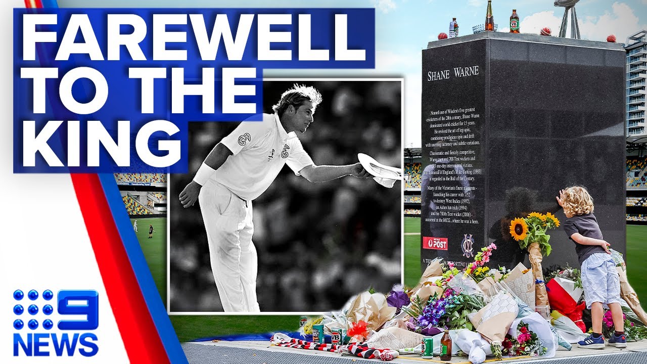 Global cricket fans in disbelief over death of Shane Warne | 9 News Australia