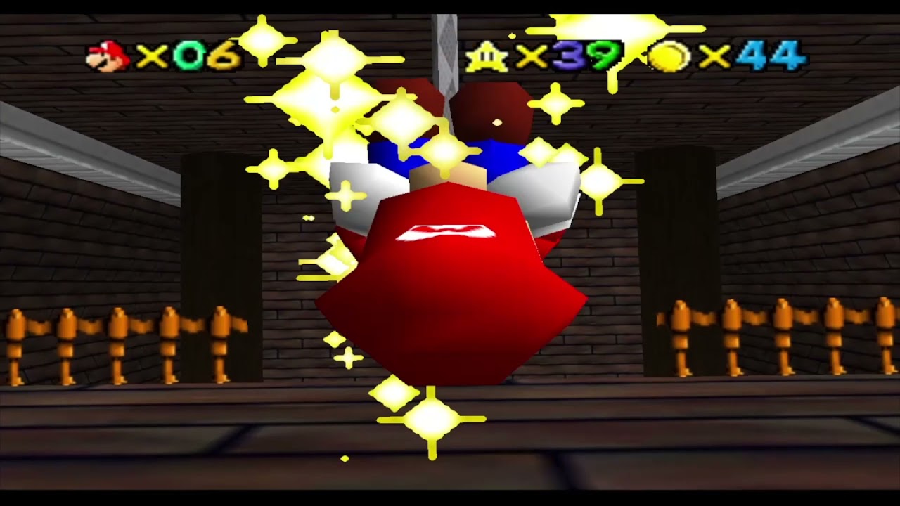 SM64 Hack: Gamma 64 Walkthrough Course 10 Dire, Dire Docks