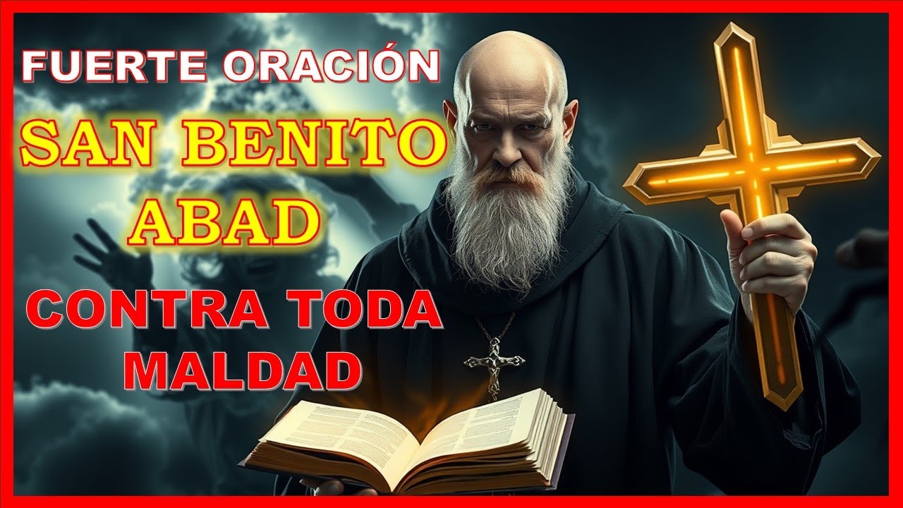 ESCUCHA ESTA PODEROSA ORACIÓN A SAN BENITO Y NADA PODRÁ DAÑARTE #sanbenitoabad #sanbenito