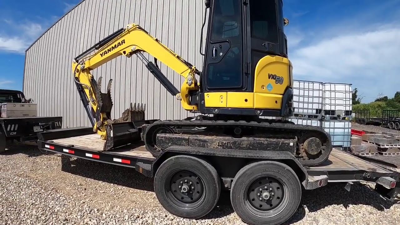 What trailer do we haul the Yanmar VIO50 on ?