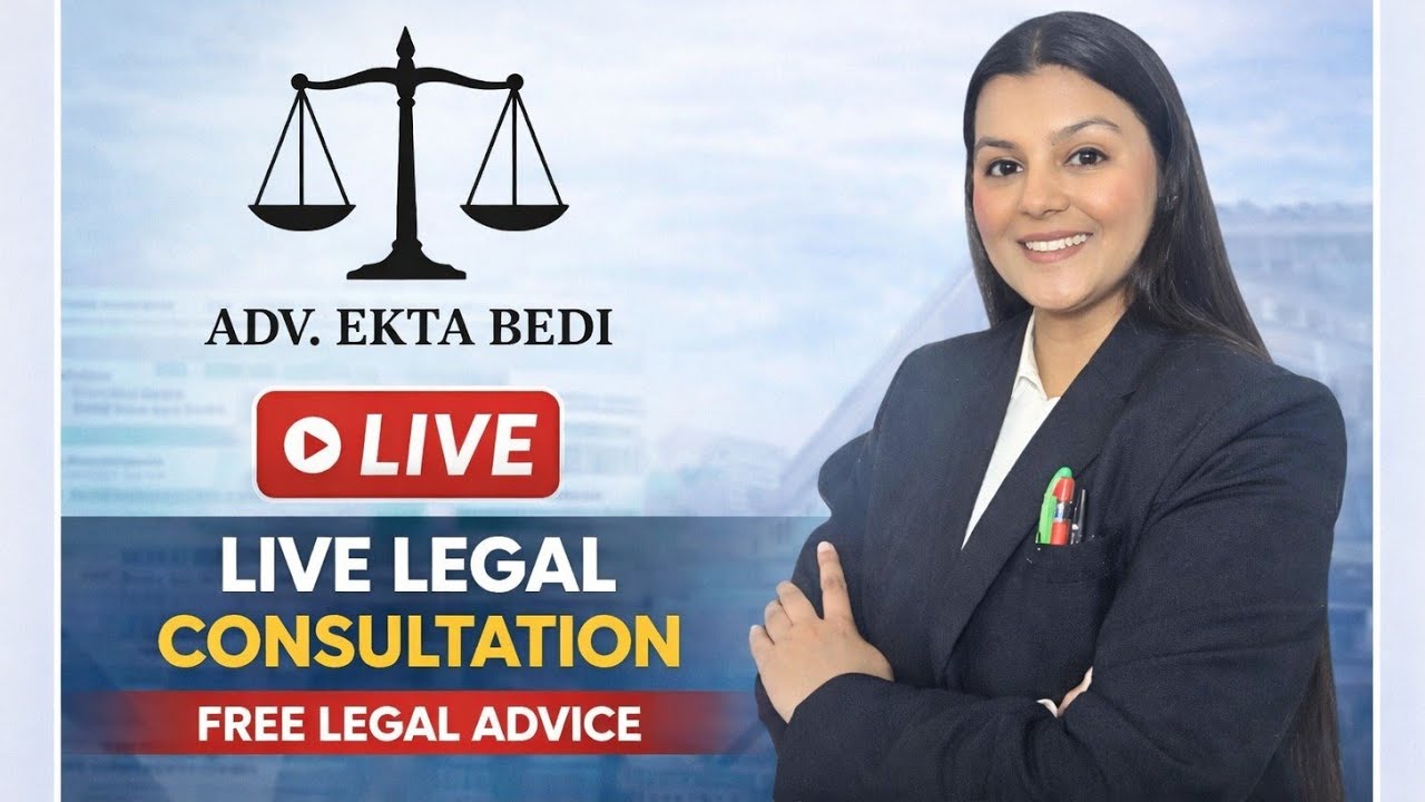 Facing Legal Problems? Get FREE Legal Advice LIVE | Adv. Ekta Bedi #indianlaw #legalawareness #law 