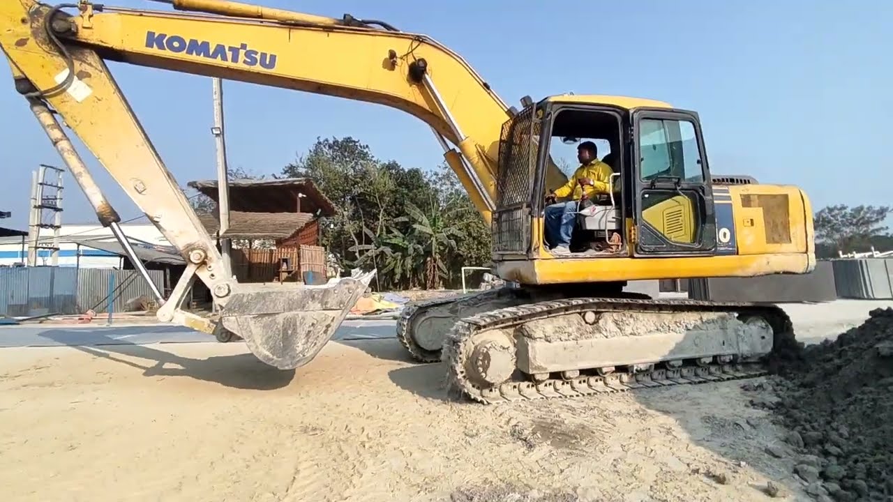 EXTREME 4K MINING ACTION| KOMA'TSU 210 EXCAVATOR Working Side By Side - Sotiriadis/ Labrianidis