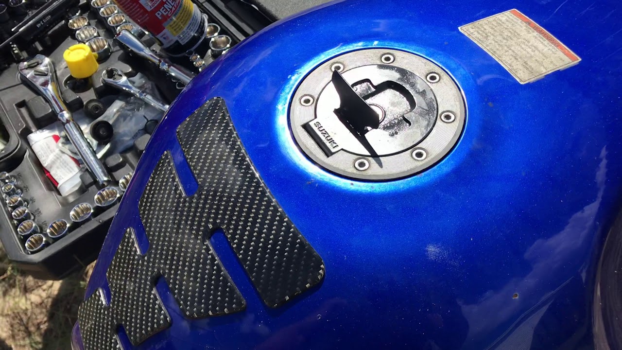 Motorcycle gas cap stuck how to open 2 ways part 1