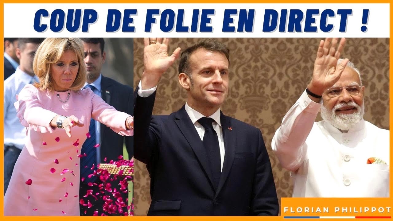 Macron en Inde : coups de folie en direct !