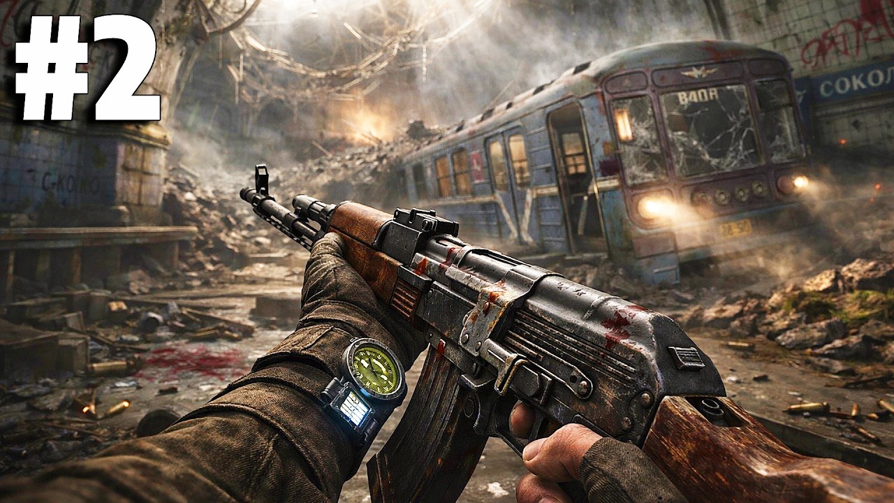 🔴Metro: Last Light #2 Post-Apocalyptic World LIVE!!