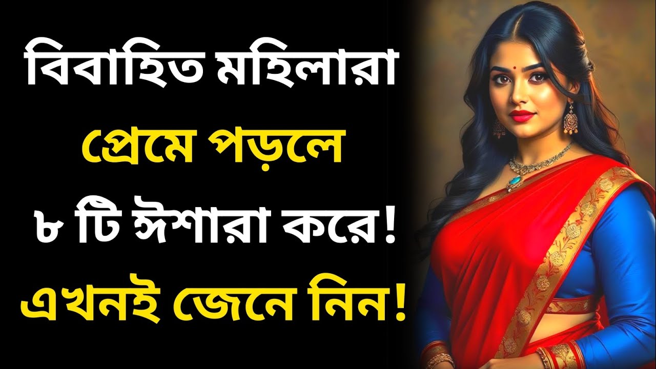 বিবাহিত মহিলা প্রেমে পড়লে ৮টি ঈশারা করে | Relationship Advice | Bangla Motivational Quotes | Quotes