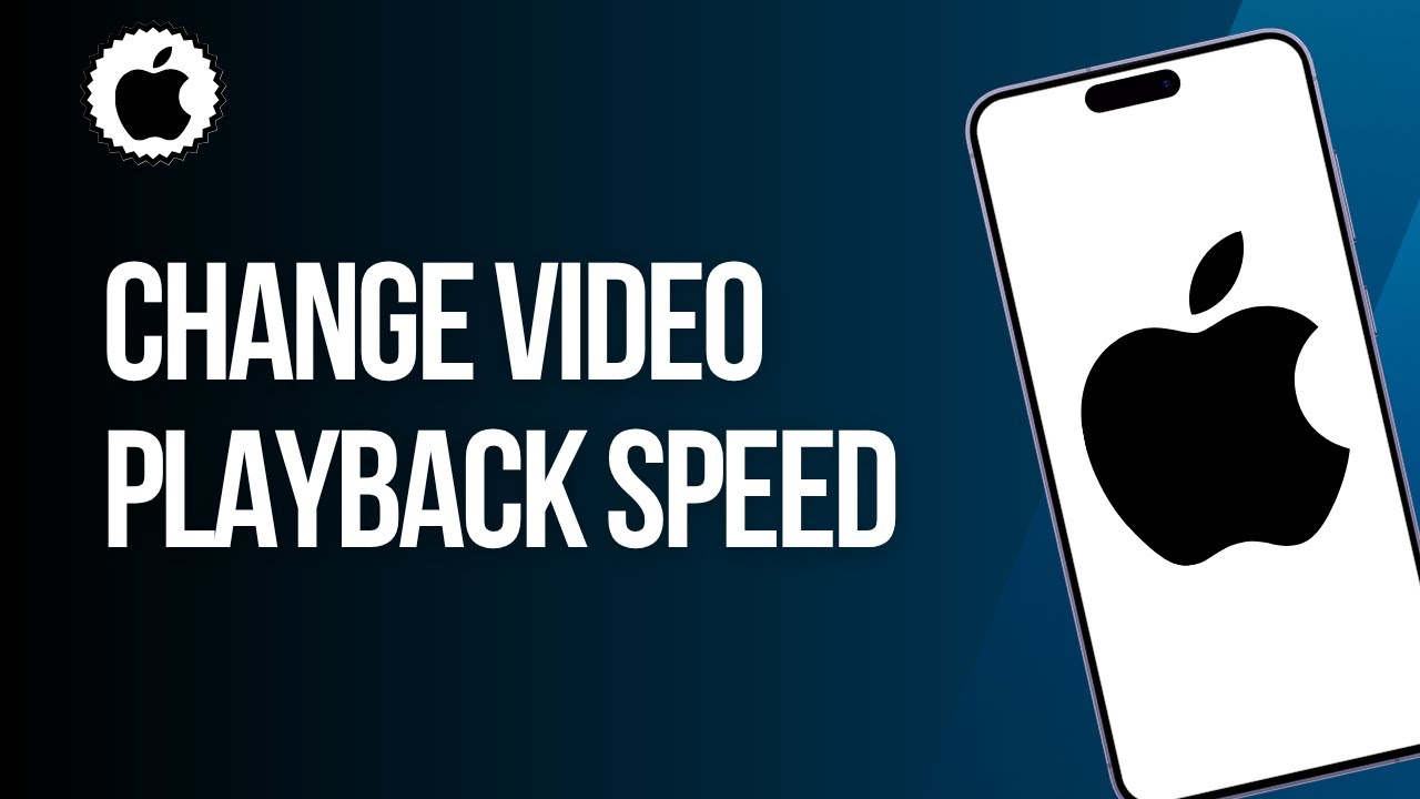 How to Change Video Playback Speed in Photos App in iOS 18 on iPhone/iPad