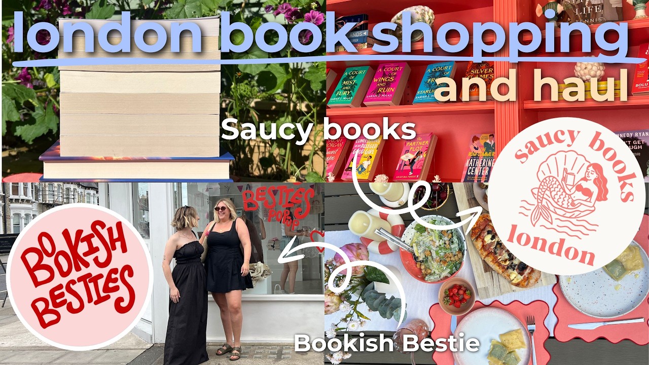 London book shopping & haul (Saucy Books, Bookish Bestie, Waterstones)