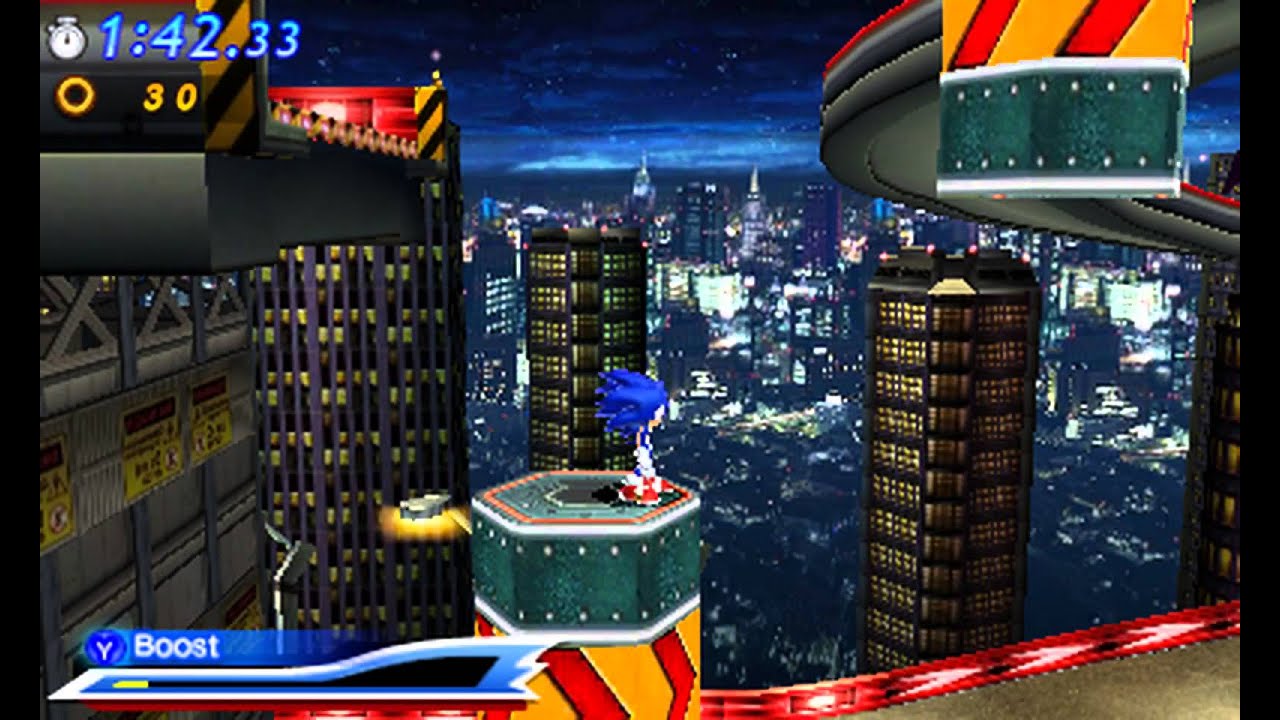 Sonic Generations 3DS - Modern Radical Highway
