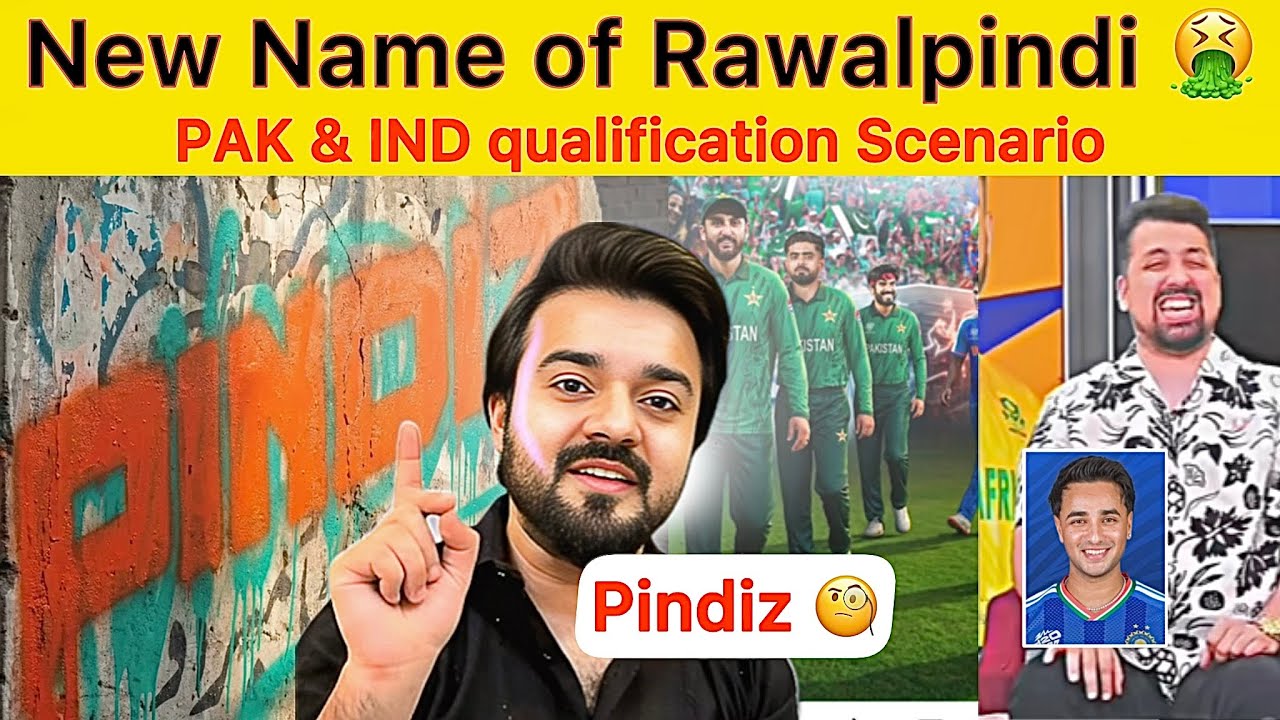 Rawalpindi team New Name revealed 🤮 | Pakistan and India qualification scenario in T20 Worldcup