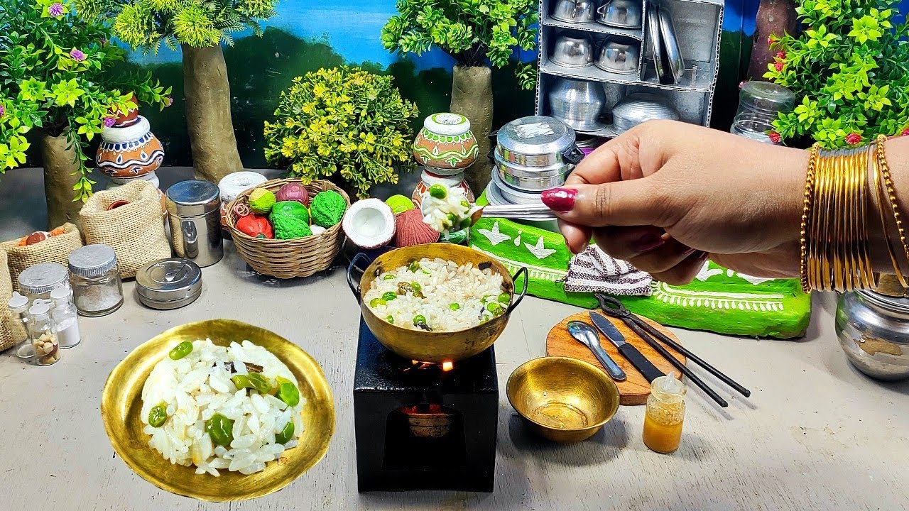 Peas Pulao Recipe | Miniature Peas Pulao