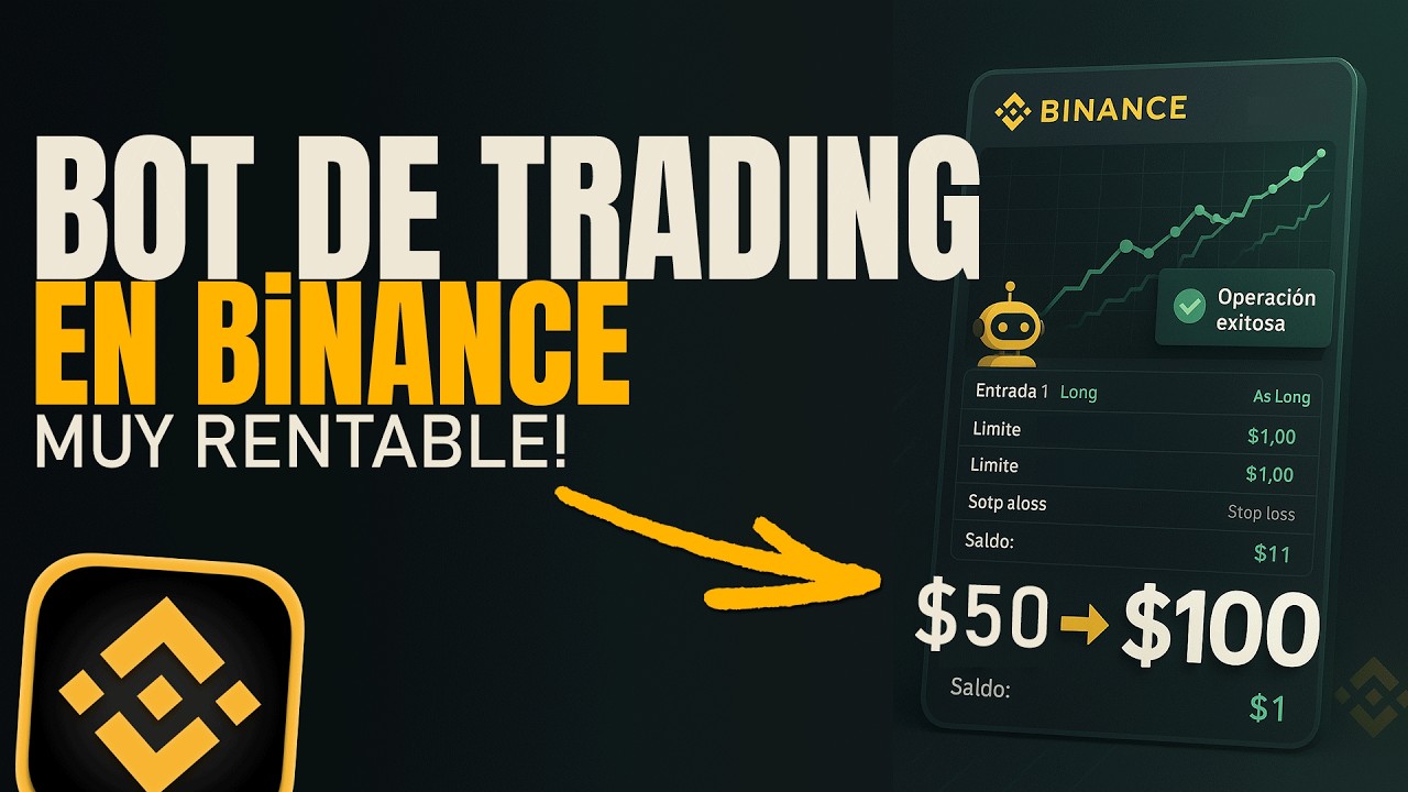 EL MEJOR BOT DE TRADING QUE TIENE BINANCE GRATIS 🔥Cómo usarlo paso a paso