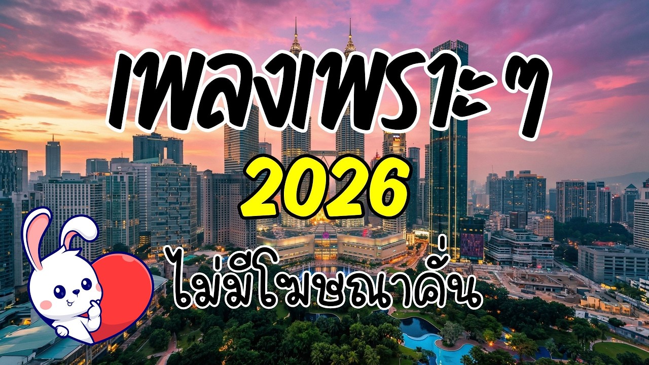 รวมเพลงเพราะๆ ฟังสบาย 2026 [Vol.44] 🎧 ฟังยาวๆ ต่อเนื่อง 🎸(ไม่มีโฆษณาคั่น) | กระต่ายอ้วน ชวนฟัง 🐰