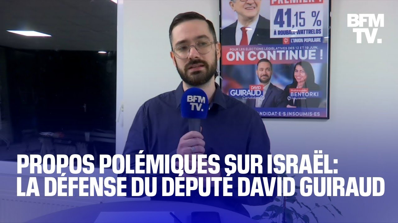Après des propos polémiques, le député LFI David Guiraud s'explique, une plainte déposée contre lui