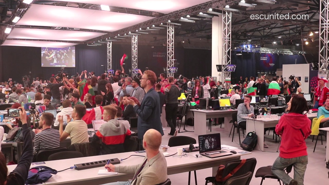 Eurovision 2017 - Semi-Final 2 Qualifiers - Press Centre Reactions (1)