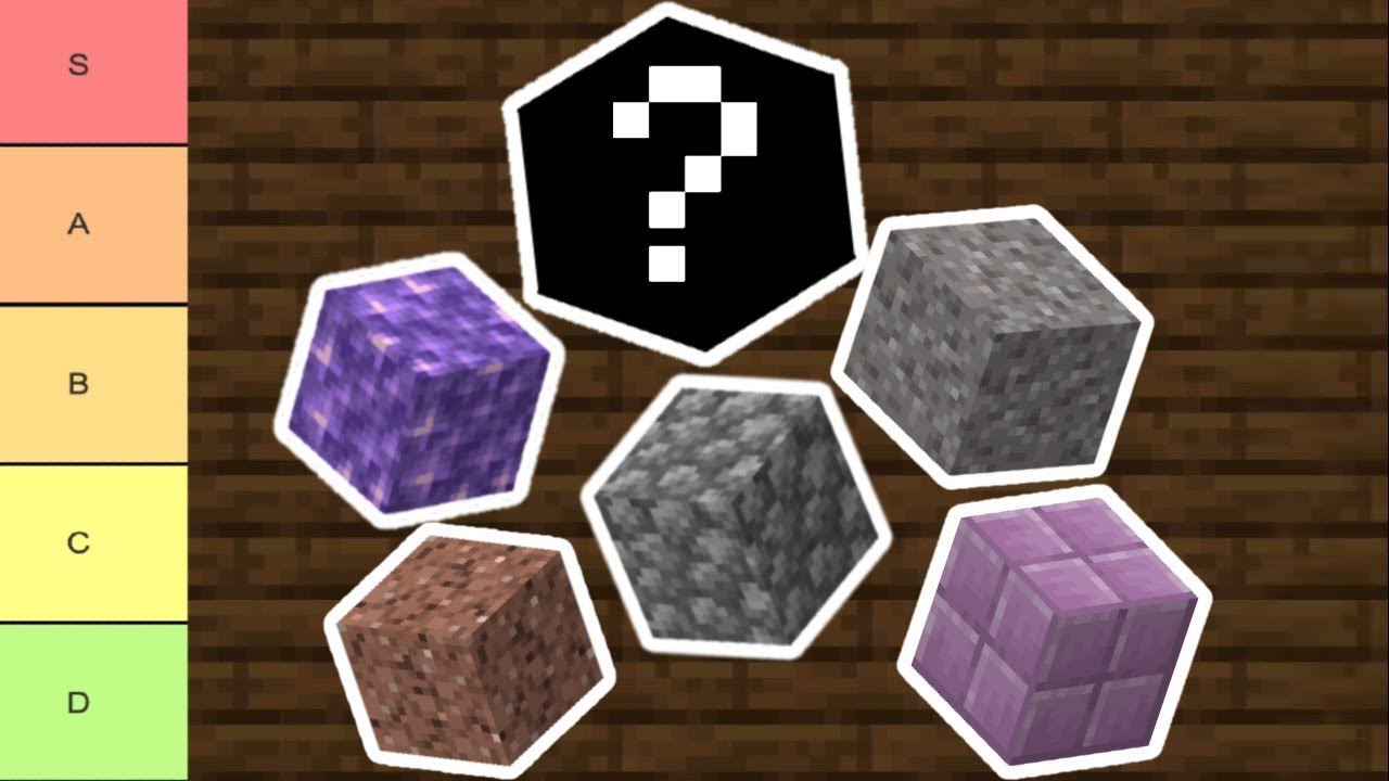 Ranking Every Stone in Minecraft