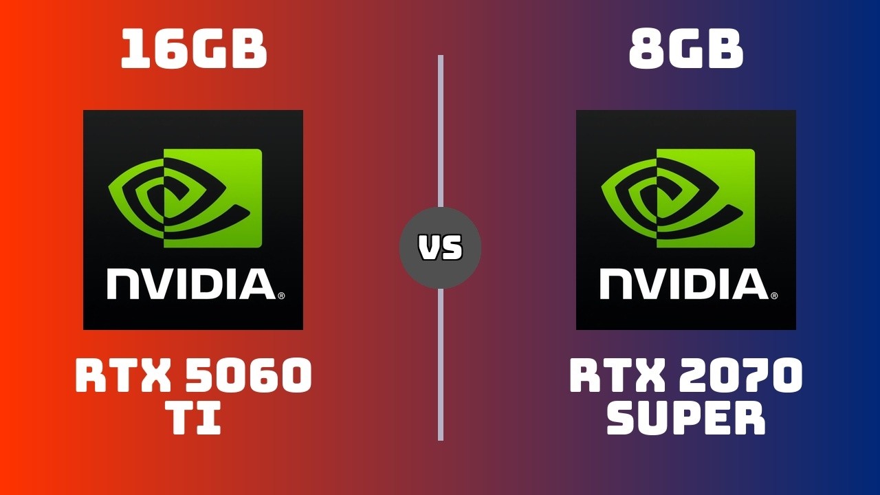 RTX 5060 Ti (16GB) vs RTX 2070 SUPER – Worth The Upgrade?