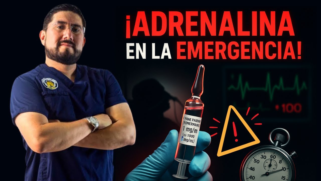 ⚠️ ¡No te equivoques con la ADRENALINA! 💉 Dosis y usos en emergencias (más allá del paro cardíaco)🚨