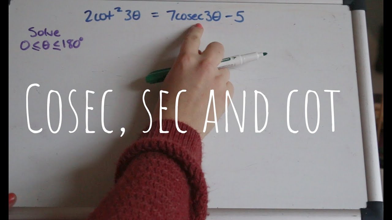 Идентификаторы Cosec, Sec и Cot