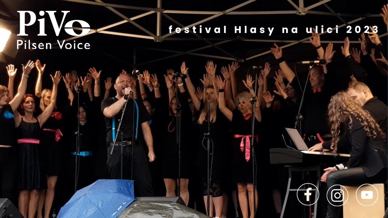 Festival Hlasy na ulici 27. 8. 2023 - sbor Pilsen Voice