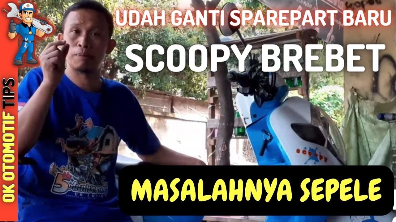 cara mengatasi motor scoopy brebet saat digas