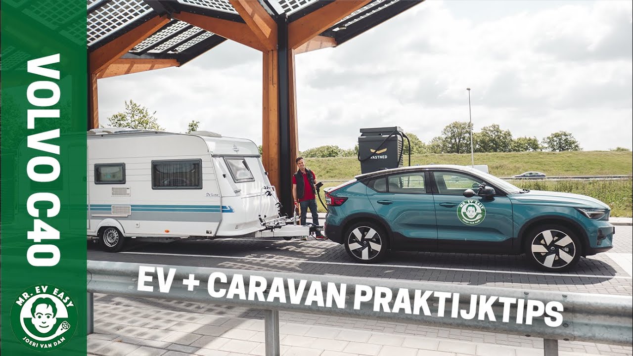 Elektrische auto + caravan: wat is het verbruik/actieradius? Hoe opladen? Waar moet je op letten?